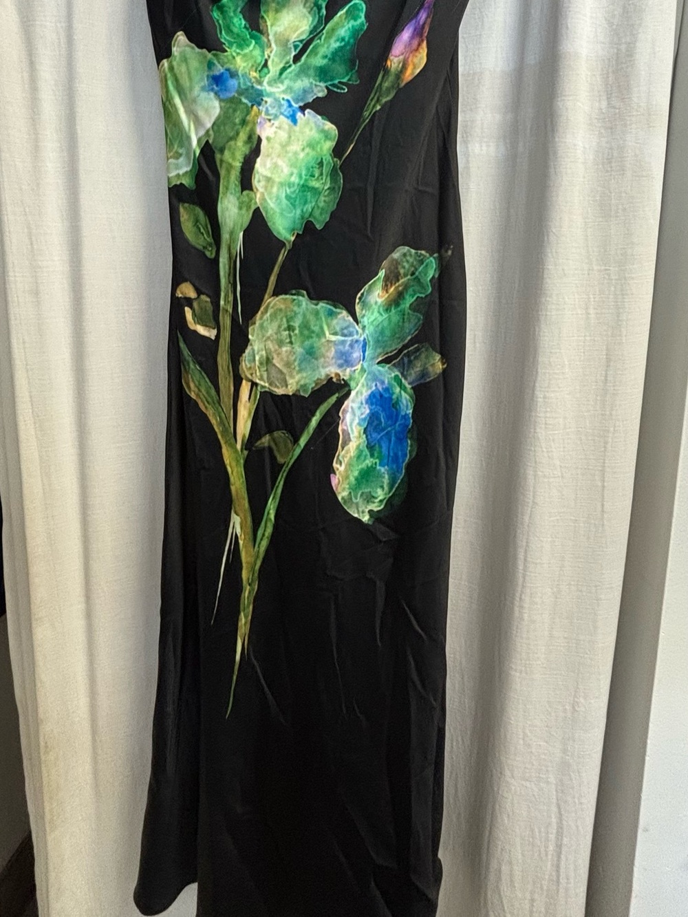 Anthropologie The Fleur Strapless Satin Maxi Slip Dress - Picture 5 of 11